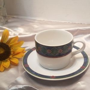 PFALTZGRAFF flat cup and saucer set